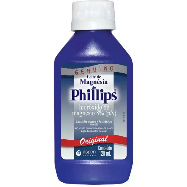 Imagem de Leite De Magnésia De Phillips Sabor Original 120ml