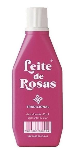 Imagem de Leite de rosas desodorante tradicional para pele ajuda a secar cravos e espinhas 14x60ml