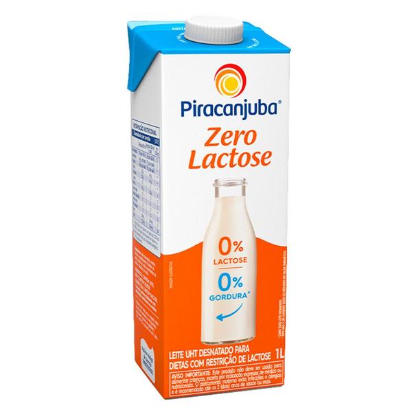 Imagem de Leite Desnatado Zero Lactose Piracanjuba 1L