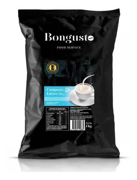 Leite Em Pó Composto Lácteo Solúvel 1Kg Bongusto P/Maquina Imagem de Leite Em Pó Composto Lácteo Solúvel 1Kg Bongusto P/Maquina