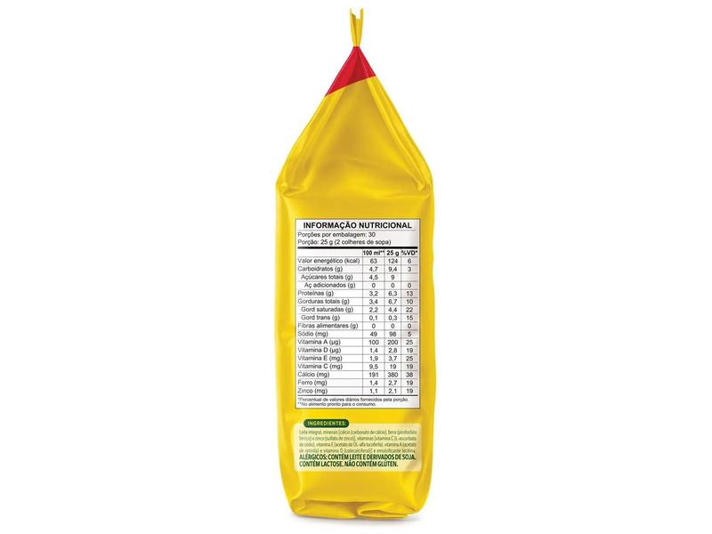 Leite em Pó Integral Instantâneo Nestlé Ninho - Sachê 750g 3 Unidades Imagem de Leite em Pó Integral Instantâneo Nestlé Ninho