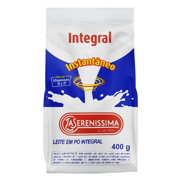 Leite em Pó Integral La Serenissima 400g Imagem de Leite em Pó Integral La Serenissima 400g