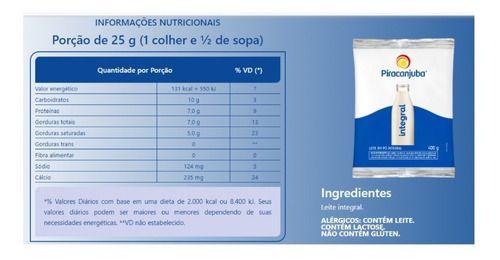 Imagem de Leite Em Pó Integral Piracanjuba 400g