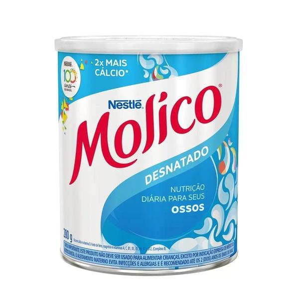 Imagem de Leite Em Pó Nestlé Molico Desnatado 280 Gr Kit 12