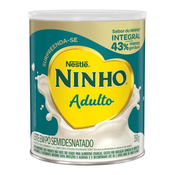 Imagem de Leite em Pó Ninho Adulto Semidesnatado 350g