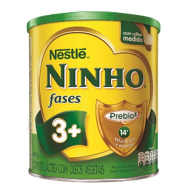 Leite Em Pó Ninho Fases 3+ 400G - NESTLE Imagem de Leite Em Pó Ninho Fases 3+ 400G