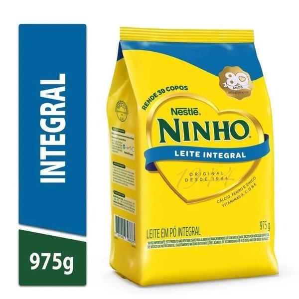 Imagem de Leite Em Pó Ninho Integral Sachê 975g - Nestler