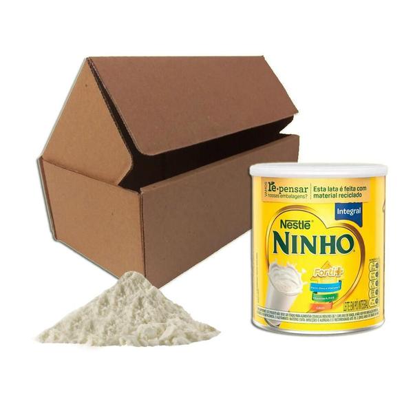 Imagem de Leite Ninho Instantâneo Integral Em Lata Kit 12