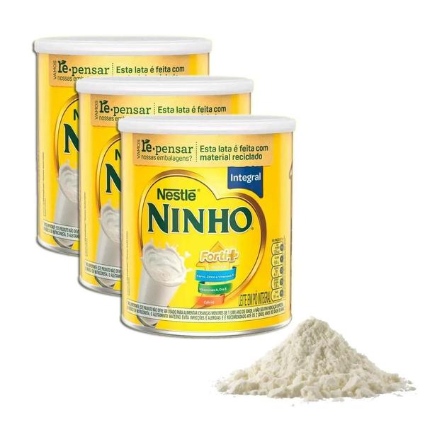 Imagem de Leite Ninho Instantâneo Integral Em Lata Kit 3