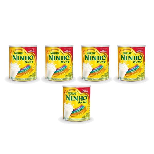 Leite Ninho Instantâneo Nutritivo Em Lata Kit 5 Imagem de Leite Ninho Instantâneo Nutritivo Em Lata Kit 5