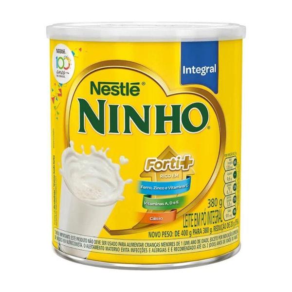 Leite Ninho Integral Em Pó 380G Lata - Nestlé - Nestle Imagem de Leite Ninho Integral Em Pó 380G Lata - Nestlé