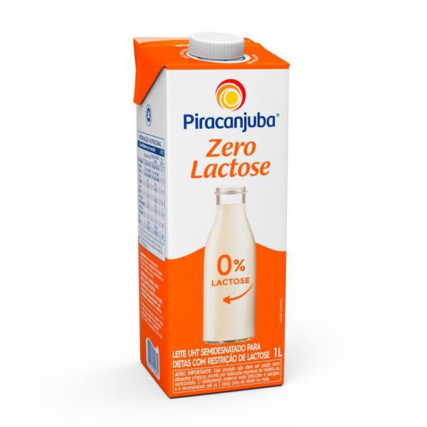 Imagem de Leite Piracanjuba Semidesnatado Zero Lactose 1 Litro