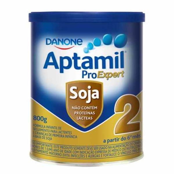Leite pó Aptamil Pro Expert Soja 2 800g - Danone Imagem de Leite pó Aptamil Pro Expert Soja 2 800g