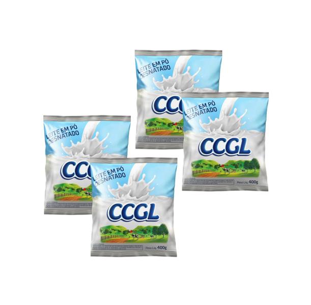Leite po ccgl desnatado 400g - 4 unidades Imagem de Leite po ccgl desnatado 400g - 4 unidades
