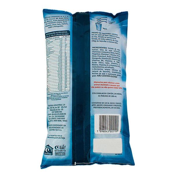 Leite Soymilke Sem Lactose em Pó Sabor Natural Pacote com 1kg Imagem de Leite Soymilke Sem Lactose em Pó Sabor Natural Pacote com 1kg