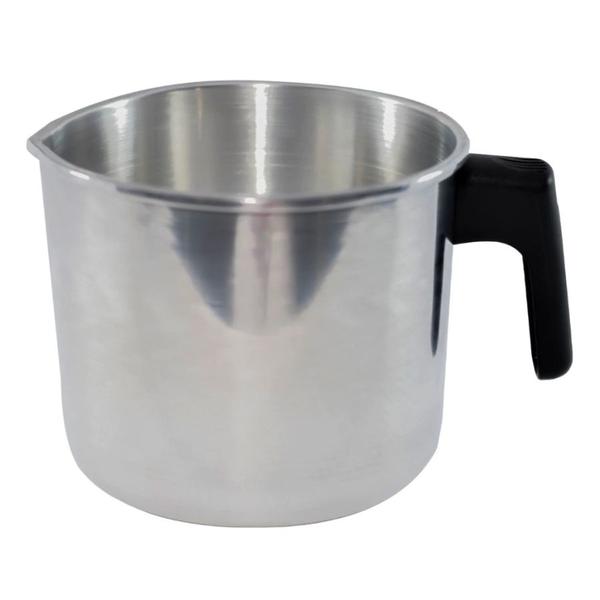 Imagem de Leiteira 2L Fervedor Canecão de Alumínio Reforçado N16 Metal Grosso Resistente - Caneca Leite Ferver Agua Cafe - PANAMI