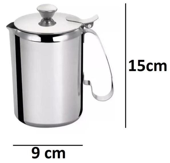 Imagem de Leiteira Bule Para Café Chá Leite em Aço Inox 750ml