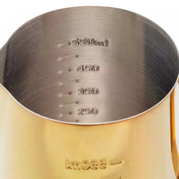 Imagem de LEITEIRA DE ACO INOX DOURADA LYOR 600ml