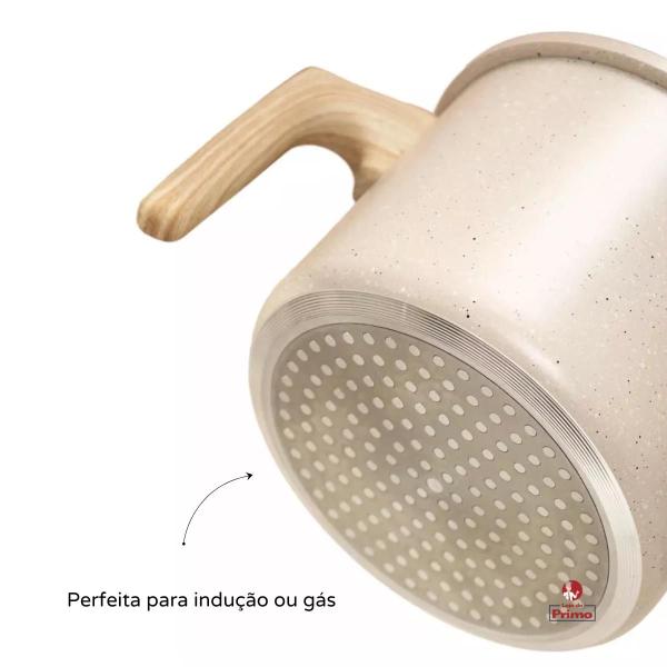 Imagem de Leiteira de Cerâmica para Fogão de Indução Oster 1,9L Antiaderente - Cor Dust 