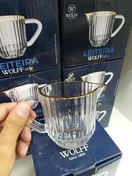 Imagem de Leiteira de Cristal Imperatriz com fio de Ouro 220ml - Wolff