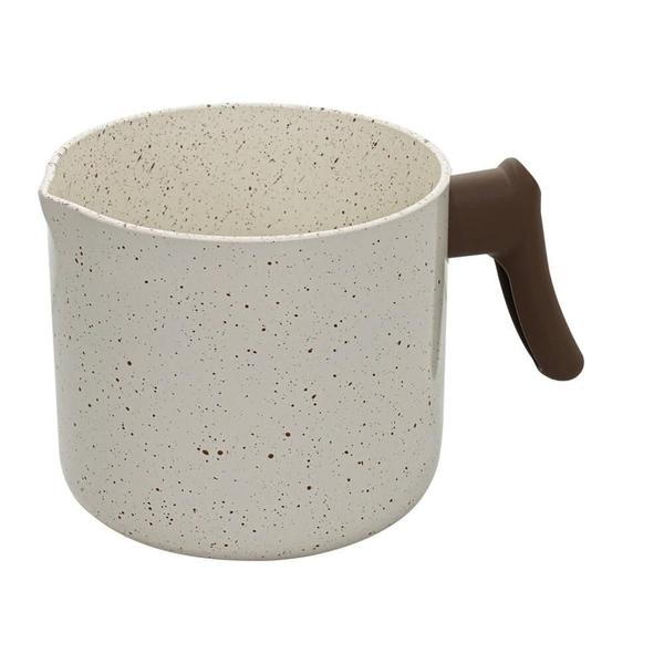 Leiteira Fervedor Antiaderente Ceramic Life Smart Plus Vanilla 2 Litros - Brinox Imagem de Leiteira Fervedor Antiaderente Ceramic Life Smart Plus Vanilla 2 Litros - Brinox