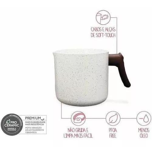 Imagem de Leiteira fervedor ceramica life smart plus 2,0 l vanilla