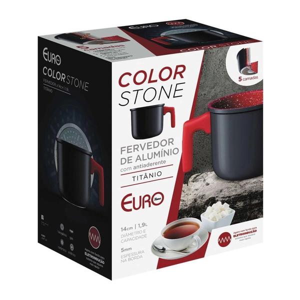 Imagem de Leiteira Fervedor ColorStone Euro 1,9L Antiaderente Indução