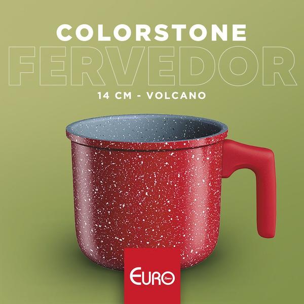 Imagem de Leiteira Fervedor ColorStone Euro 1,9L Antiaderente Volcano