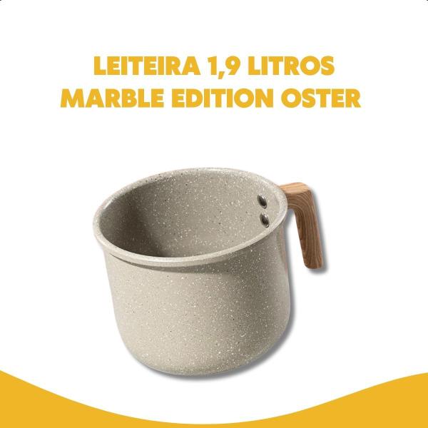 Imagem de Leiteira Indução Oster Marble Edition  1,9 Litros Antiaderente Revestimento Cerâmico