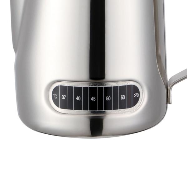 Imagem de Leiteira Pitcher Para Cafe Barista 600ml Inox Com Termômetro