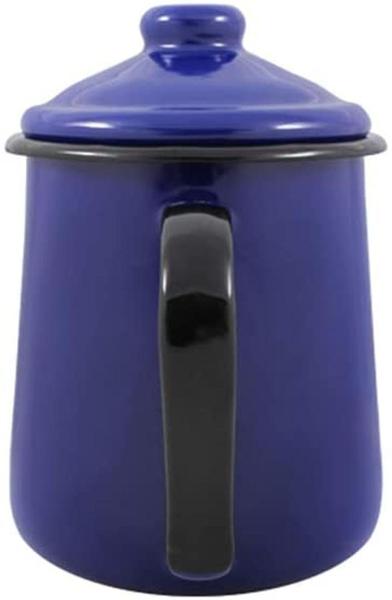 Imagem de Leiteira Tradicional Esmaltada Azul N 12 1100 ml - Ewel