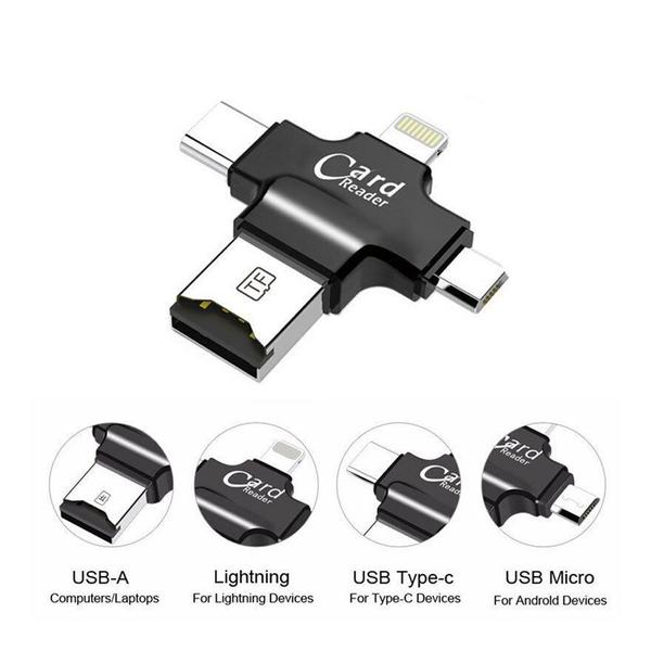 Imagem de Leitoe de Cartões IOS USB  USB-C Android windoes