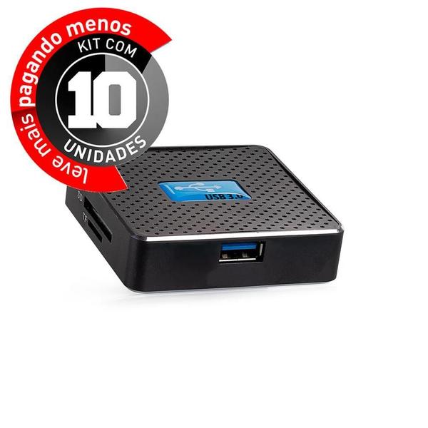 Imagem de Leitor Cartão De Memória, All In One - Usb 3.0 - Kit Com 10