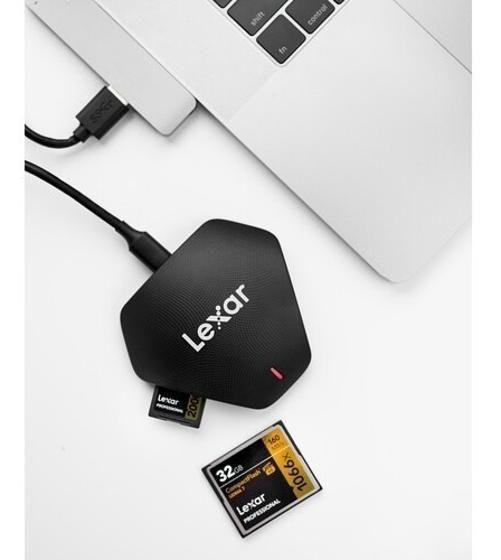 Imagem de Leitor Cartão Lexar Professional Multi-Card 3-Em-1 Usb 3.0