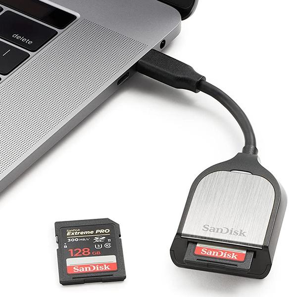 Imagem de Leitor Cartão Memória Sd Sandisk Extreme Pro Usb-C 500Mbs