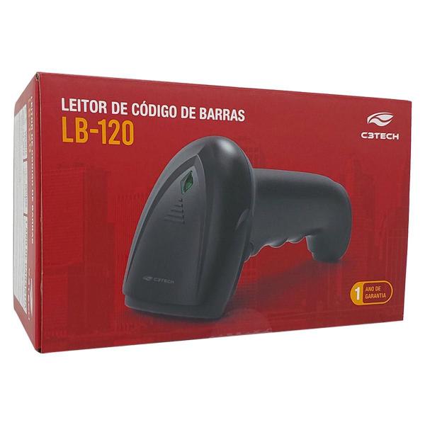 Imagem de Leitor Código Barras C3Tech, Usb, 1D E 2D, Cmos, Preto