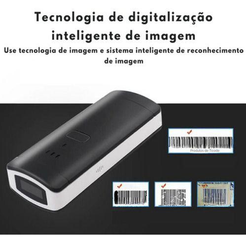 Imagem de Leitor Código De Barras Portátil 2d C/bluetooth Usb Sem Fio