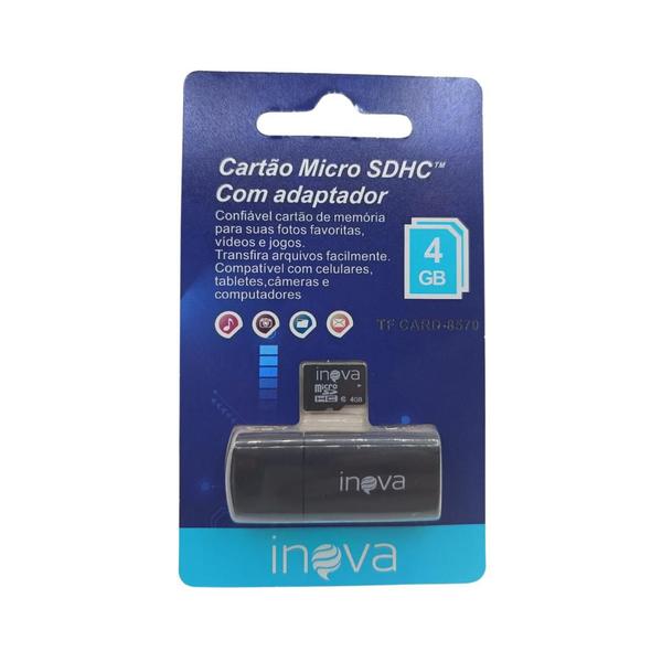 Imagem de Leitor De Cartão 3 Em 1 Card Reader 4Gb Usb 3.0 Micro Usb