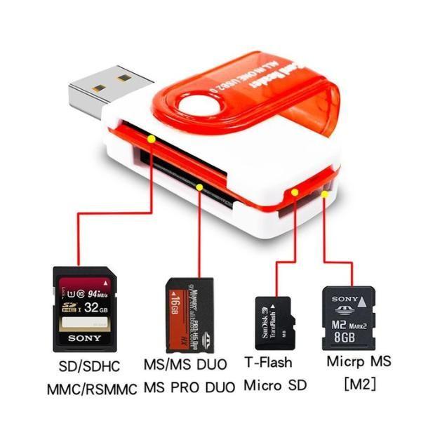 Imagem de Leitor de Cartão de Memória 32in1 KAPBOM KA-1107