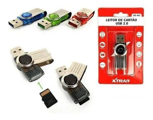 Imagem de Leitor De Cartão De Memória Micro Sd Para Usb Adaptador