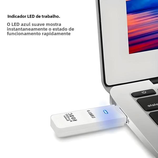 Imagem de Leitor de Cartão Micro SD USB 3.0/2.0 - Alta Velocidade para Câmera