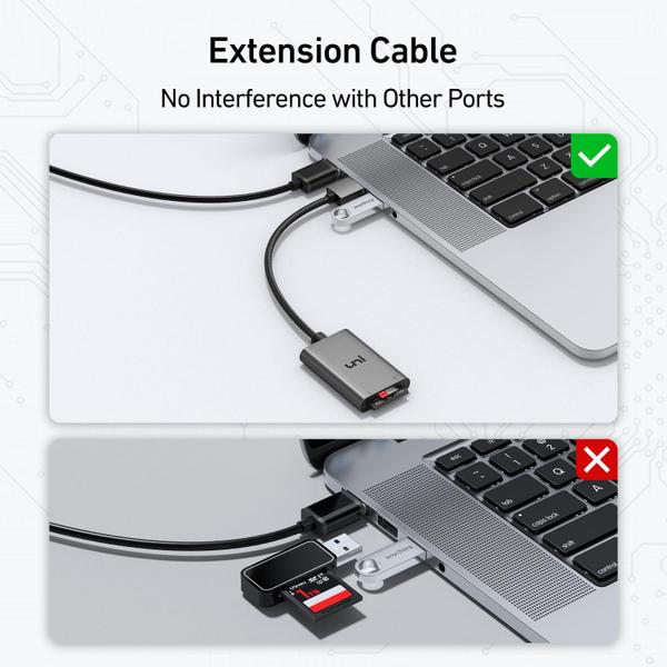 Imagem de Leitor de cartão SD uni adaptador USB 3.0 para Micro SD de alta velocidade