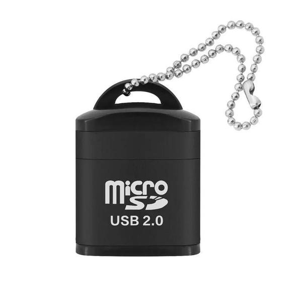 Imagem de Leitor de Cartão USB 2.0 Micro SD/TF de Alta Velocidade - Adaptador Mini