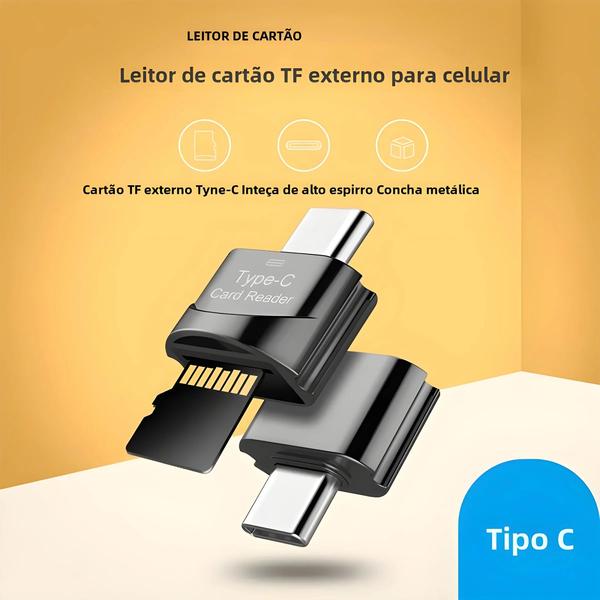 Imagem de Leitor De Cartão USB 3.0 Tipo C TF Micro SD OTG Adaptador Para Laptop Smartphone Samsung iPhone