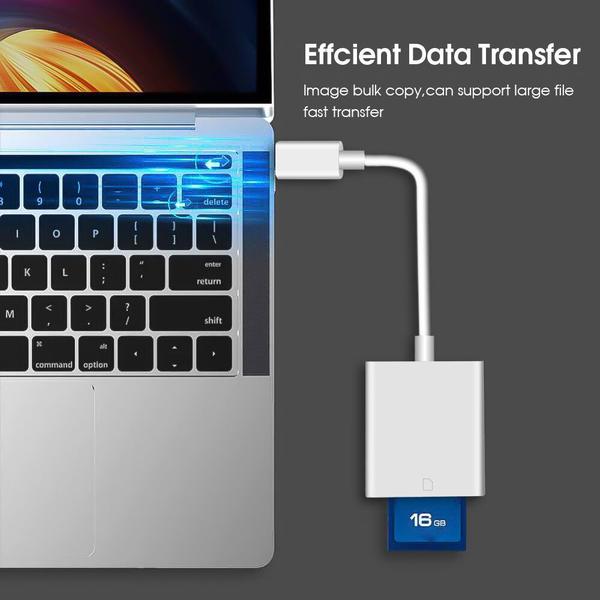 Imagem de Leitor de cartão USB 3.1 Tipo C USB-C para SD SD SDXC OTG Leitor de Cartão de Memória Adaptador para Tablet Mac Pro