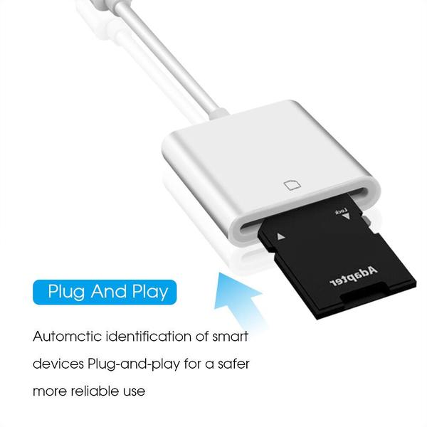 Imagem de Leitor de cartão USB 3.1 Tipo C USB-C para SD SD SDXC OTG Leitor de Cartão de Memória Adaptador para Tablet Mac Pro