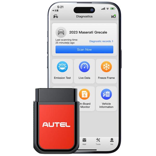 Imagem de Leitor de código Bluetooth OBD2 Autel AP2500E atualizado