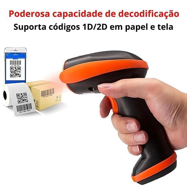 Imagem de Leitor De Código De Barras Portátil Com Fio Code Scanner Usb