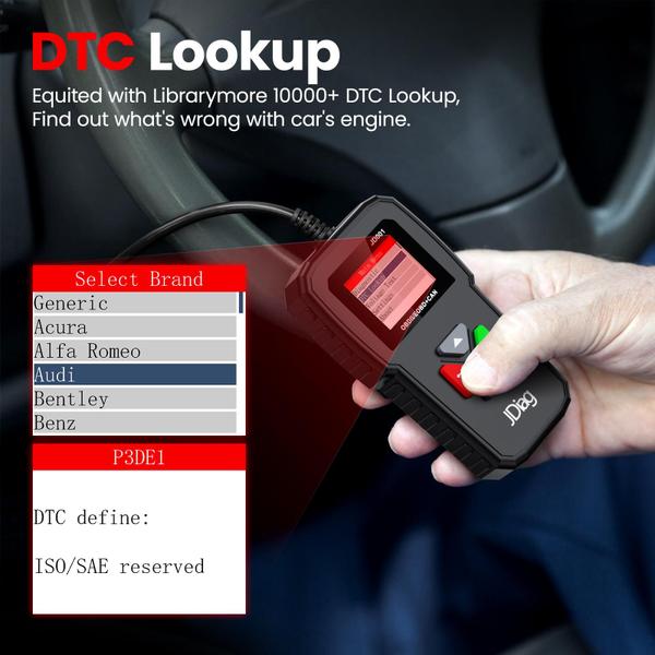 Imagem de Leitor de código de scanner OBD2 JDIAG Professional para todos os carros