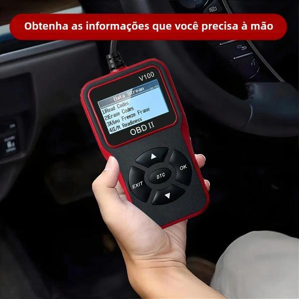 Imagem de Leitor de Código OBDII - Scanner Automotivo Universal para Diagnóstico